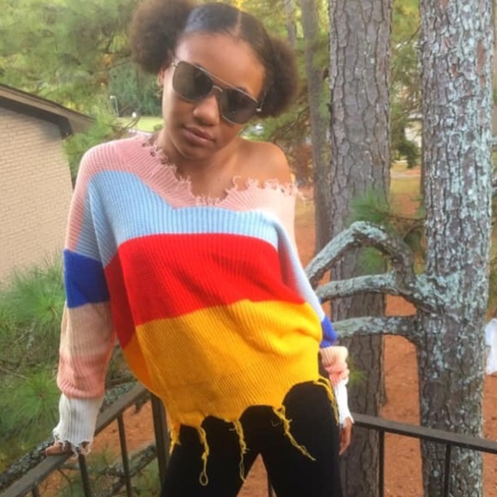 🌟Color block sweater🌟one day only deal 🌟